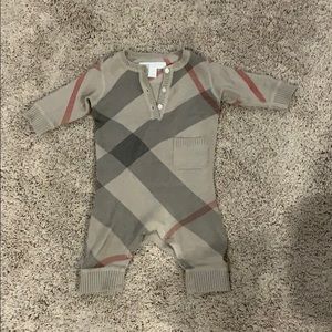 Cashmere baby Burberry onesie